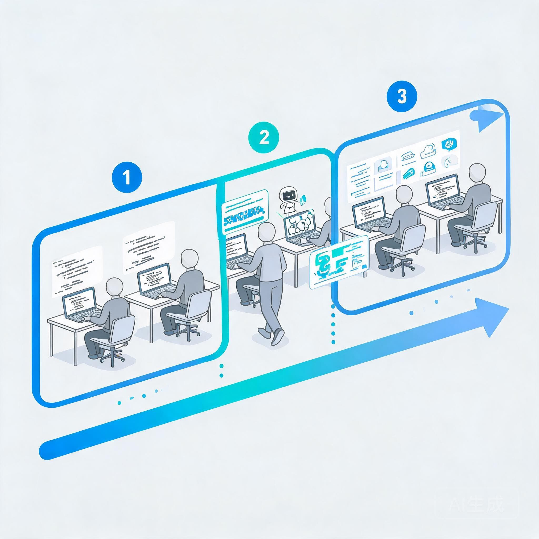 企业 AI 应用开发:90天从传统团队到 AICoding 协同转型路线