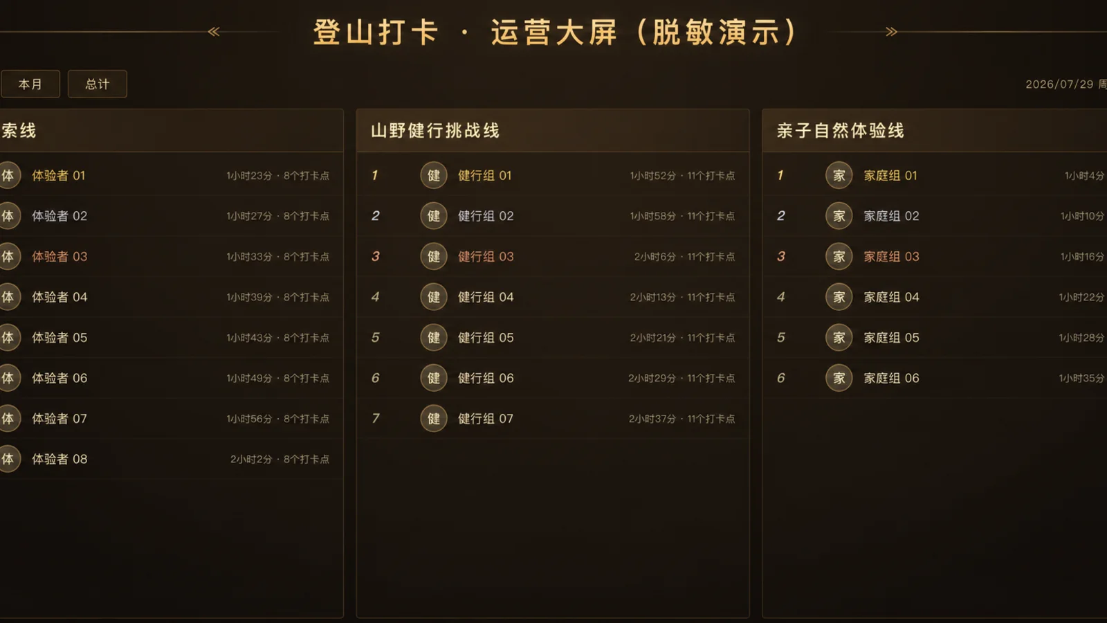 登山打卡