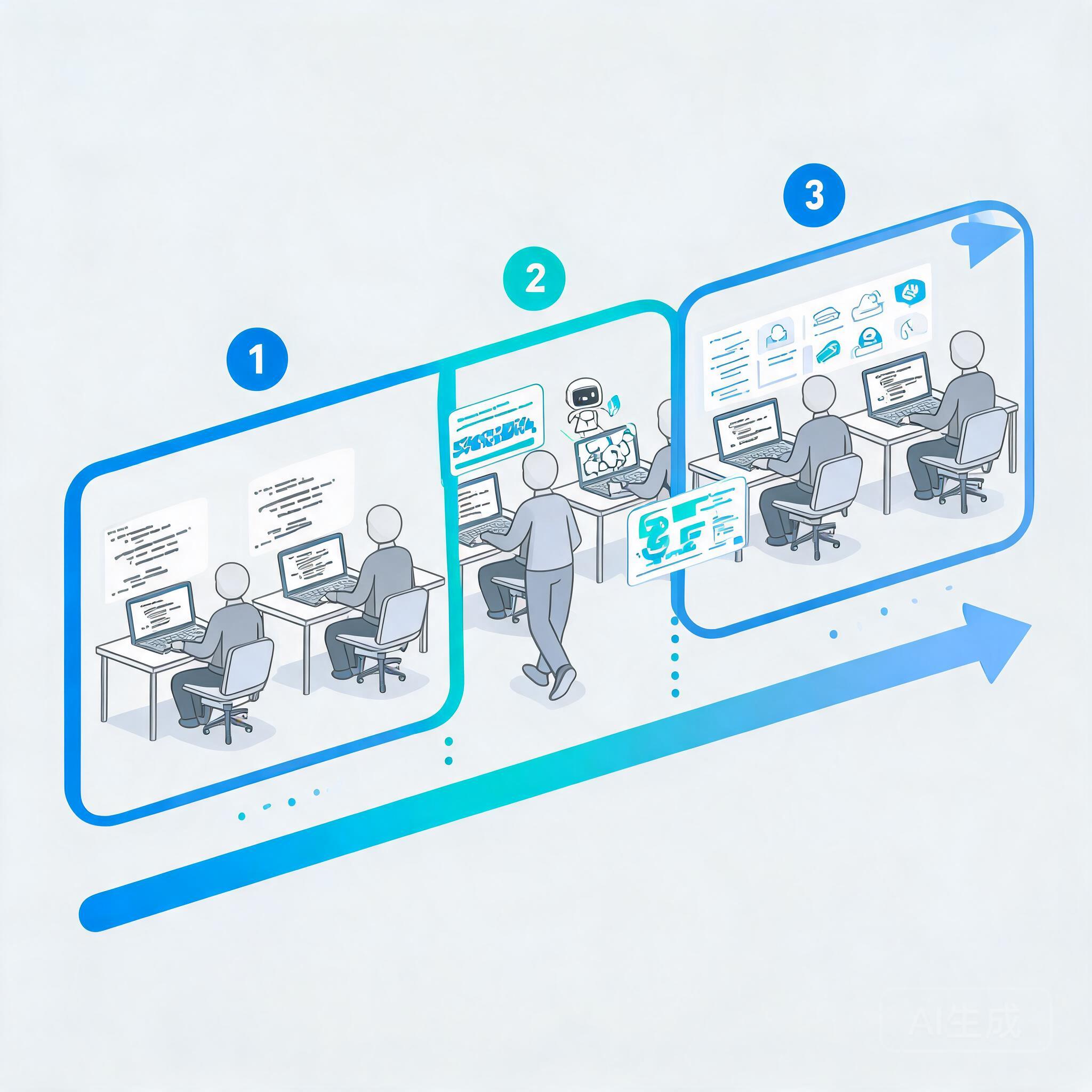 企业 AI 应用开发:90天从传统团队到 AICoding 协同转型路线